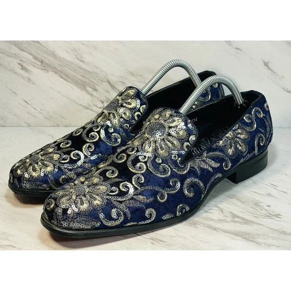 slim fit dress slacks Gold Cup™ Authentic Original™ 2-Eye Boat Shoe Navy main image 0